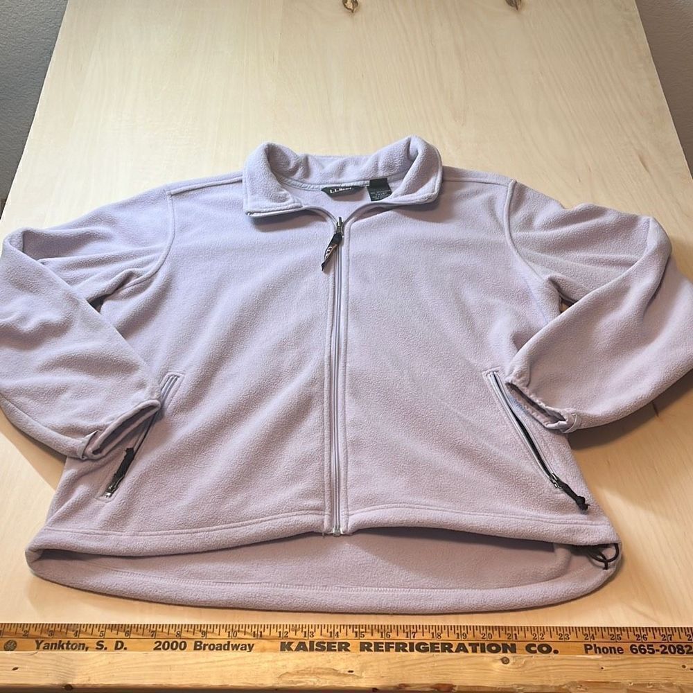Vintage Y2K L.L. Bean Full Zip Fleece Pink‎ Jacket Women's Size XL